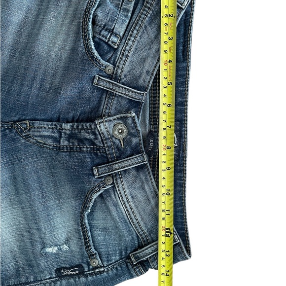 Silver Jeans crop distressed denim Size 29 - Picture 3 of 10